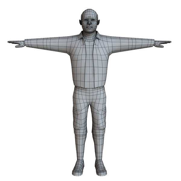 maya casual male 02 - Casual Male 02 by ignisfatuus